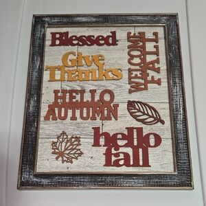 Handmade Autumn Wall Art